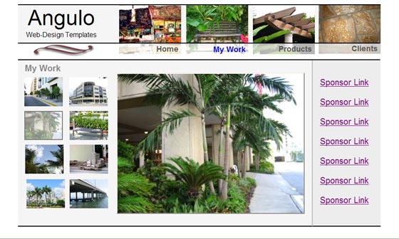 My Work Gallery Template